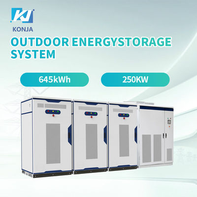 Un buon prezzo. KonJa Grade A Energy Storage Cabinet Deep Cycle 645kWh 250kw Battery Cabinet per il sistema solare in linea