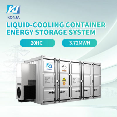 Un buon prezzo. KonJa Liquid-Cooling 3,72MWh Container Energy Storage System Grade A Battery Energy Storage Container 860V in linea