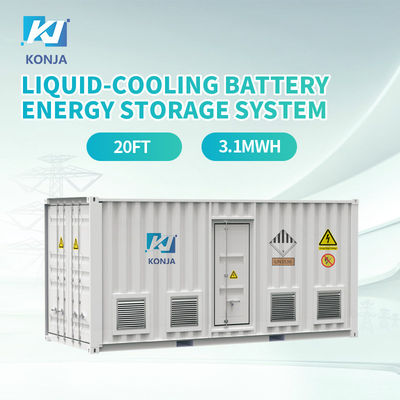Un buon prezzo. KonJa 20HC 3.1MWh Container Energy Storage System 1000V - 1500V Energy Storage Box con batteria Lifepo4 da 3.2V 280ah in linea