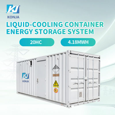 Un buon prezzo. KonJa 4.18MWh 20FT Container Energy Storage System Grade A Battery Energy Storage Container 1075.2V-1382.4VDC in linea