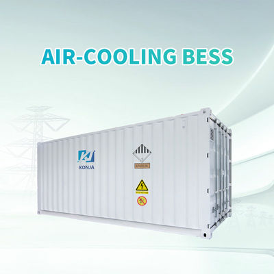 Un buon prezzo. KonJa Air-Cooling 20FT 768Vdc 1MWh Batteria a ciclo profondo Sistema di stoccaggio dell'energia 400Vac Batteria contenitore in linea