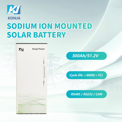 Un buon prezzo. KonJa Home Batteria ricaricabile agli ioni di sodio 51.2V 37Ah 5.7kWh Batteria solare montata a parete con 5 anni di garanzia in linea