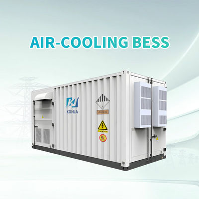 qualità KonJa Air-Cooling 20FT 768VDC 1.29MWh Batteria a ciclo profondo Sistema di stoccaggio dell'energia 400VAC Batteria contenitore fabbrica